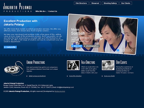 website  jakarta pelangi production