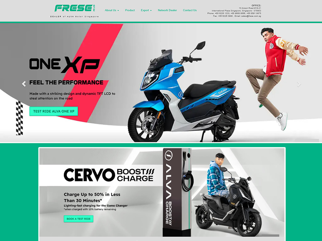 website  frese pte ltd website